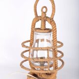 Rope lantern lamp, 50s/60s