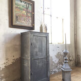 Oil on canvas framed "garden"