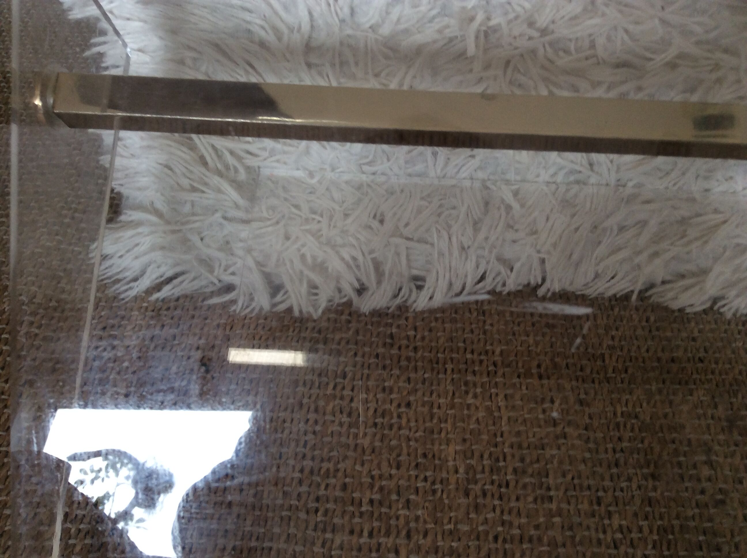 Plexiglas magazine door