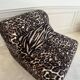 Leopard boucle wool armchair