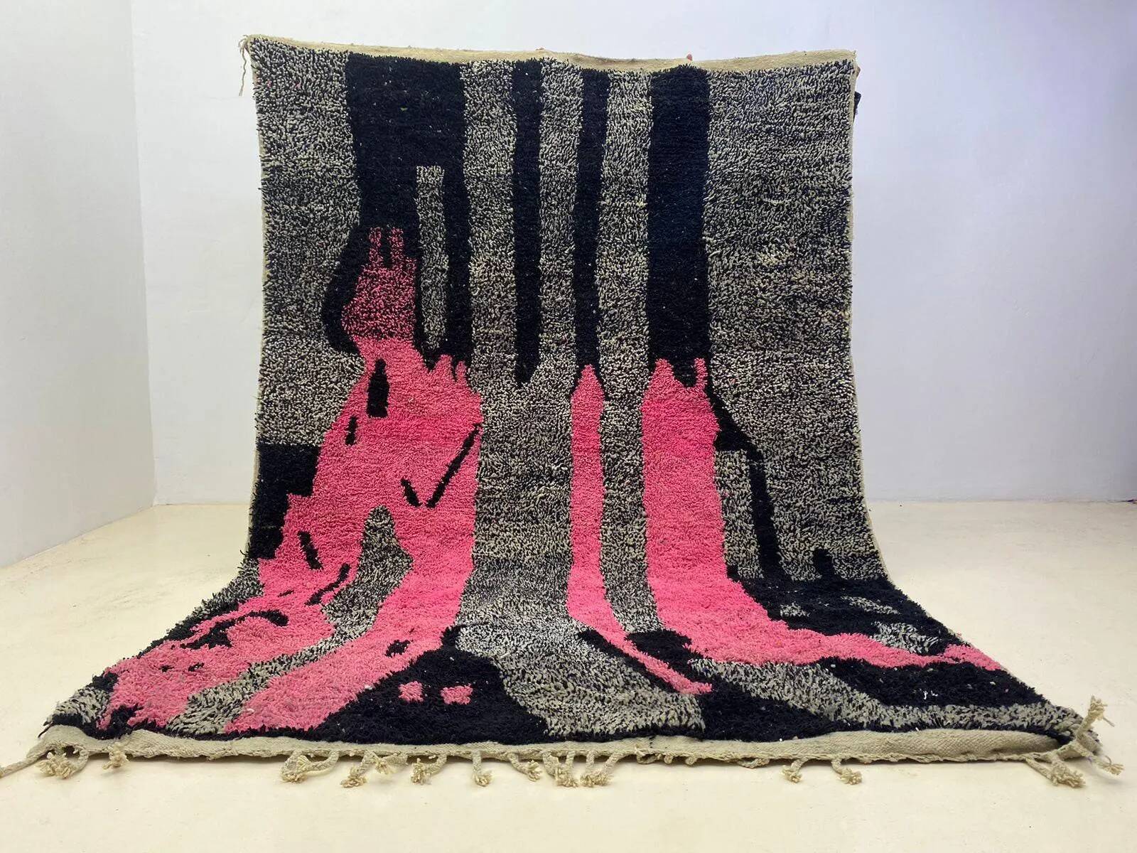 Authentic handmade Berber rug 3x2 m