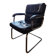 Black leather office chair - Italian design Co Fe Mo - Cantilever