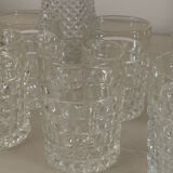 Whisky glasses and carafe