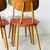 4 chaises Ton, 1960