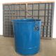 Blue enamelled bucket