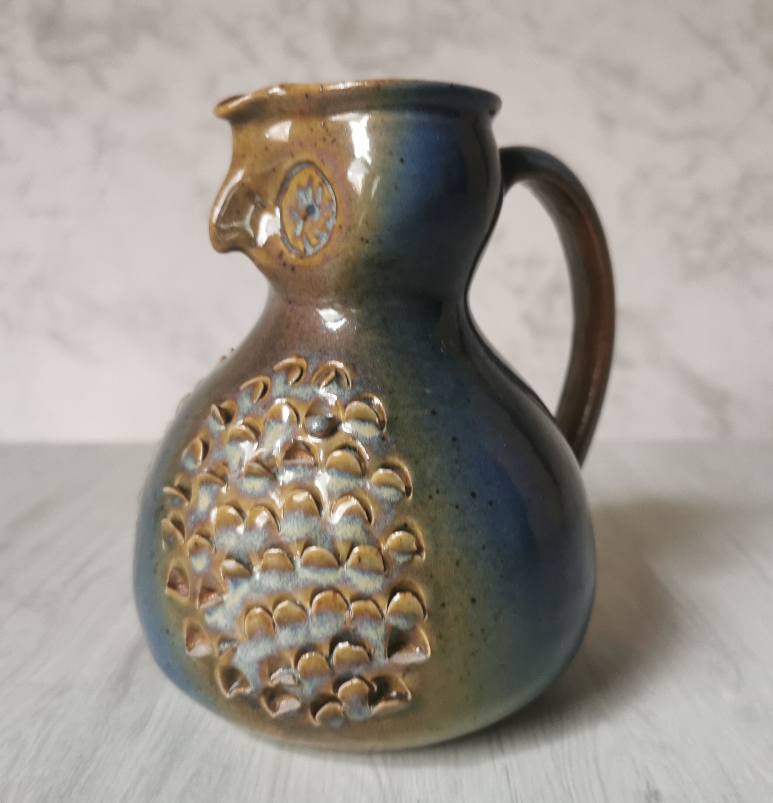 Zoomorphic pitcher owl