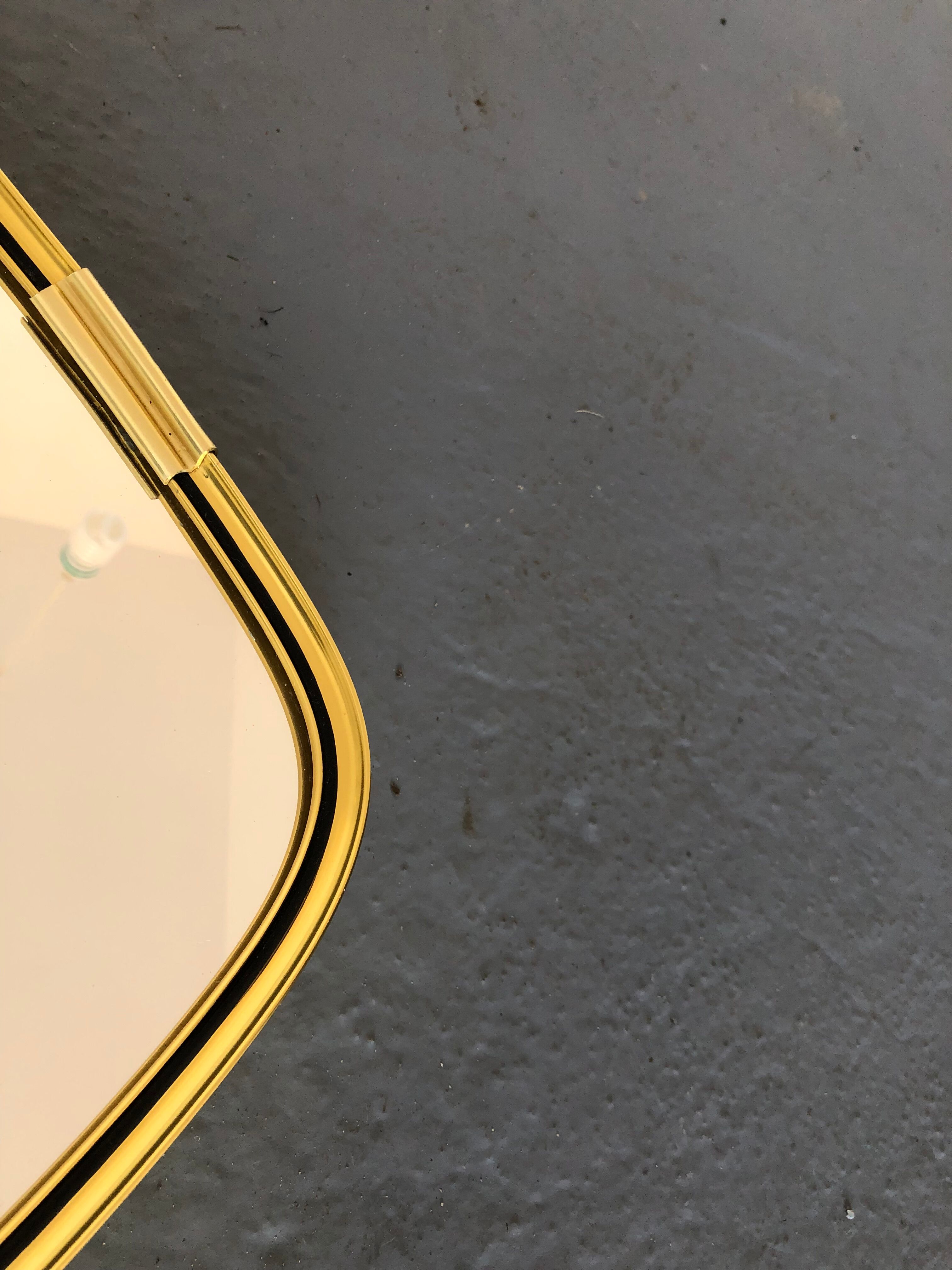 Miroir rockabilly années 1970 26x78cm