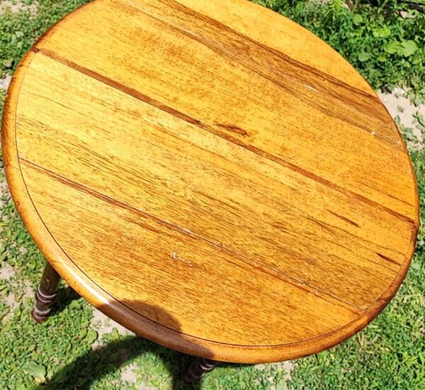 Petite table ronde à volets Louis Philippe Véritable