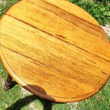 Small round table with flaps Louis Philippe Genuine