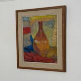 Swedish Oil on Canvas – “Vase”  by Britta Ringvall