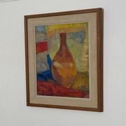 Swedish Oil on Canvas – “Vase”  by Britta Ringvall
