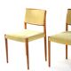 Lot de 4 chaises Niels O Möller modèle 80 design danois vintage