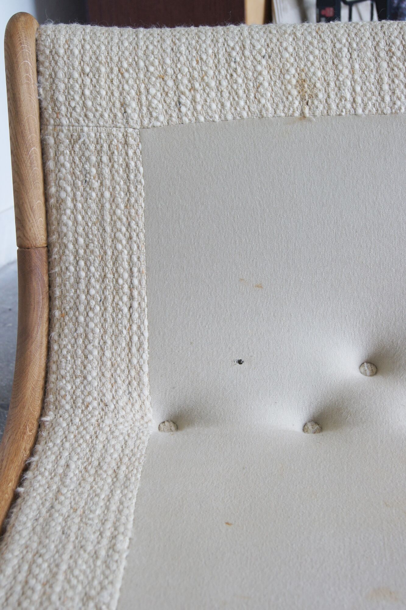 Scandinavian Brutalist Lounge Chair