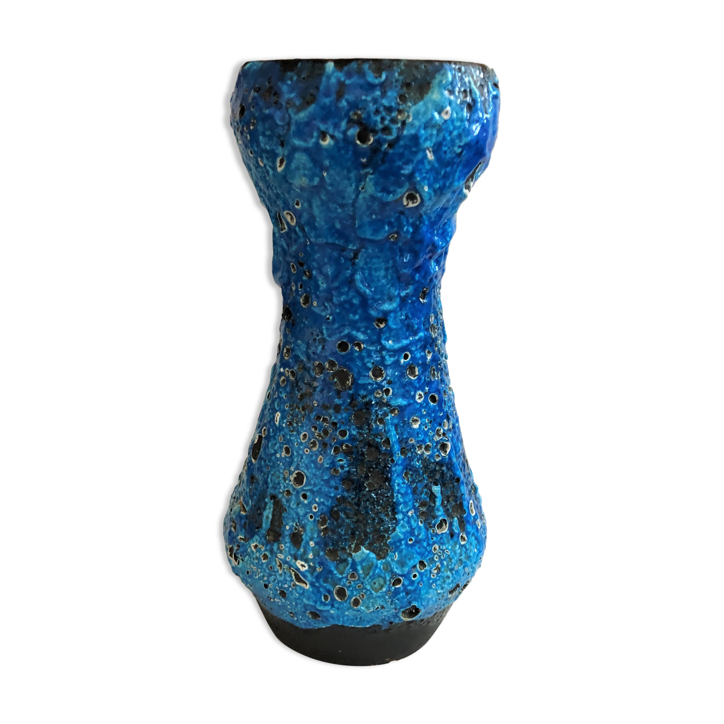 Vintage Seafoam Blue Artisan Vase