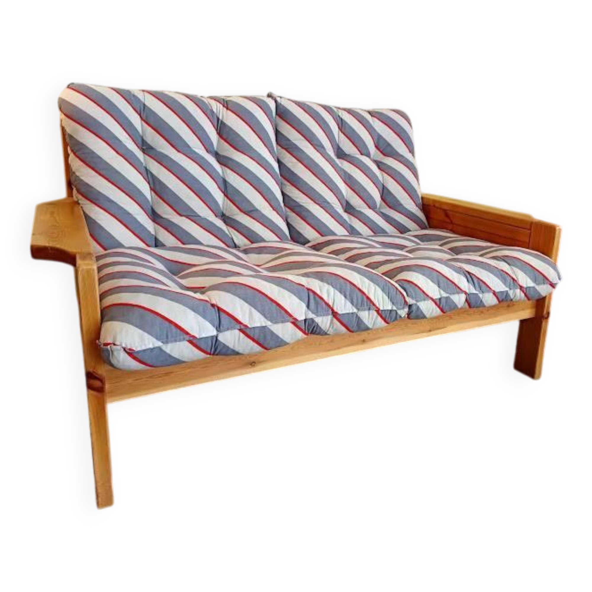Scandinavian sofa in solid pine 1960