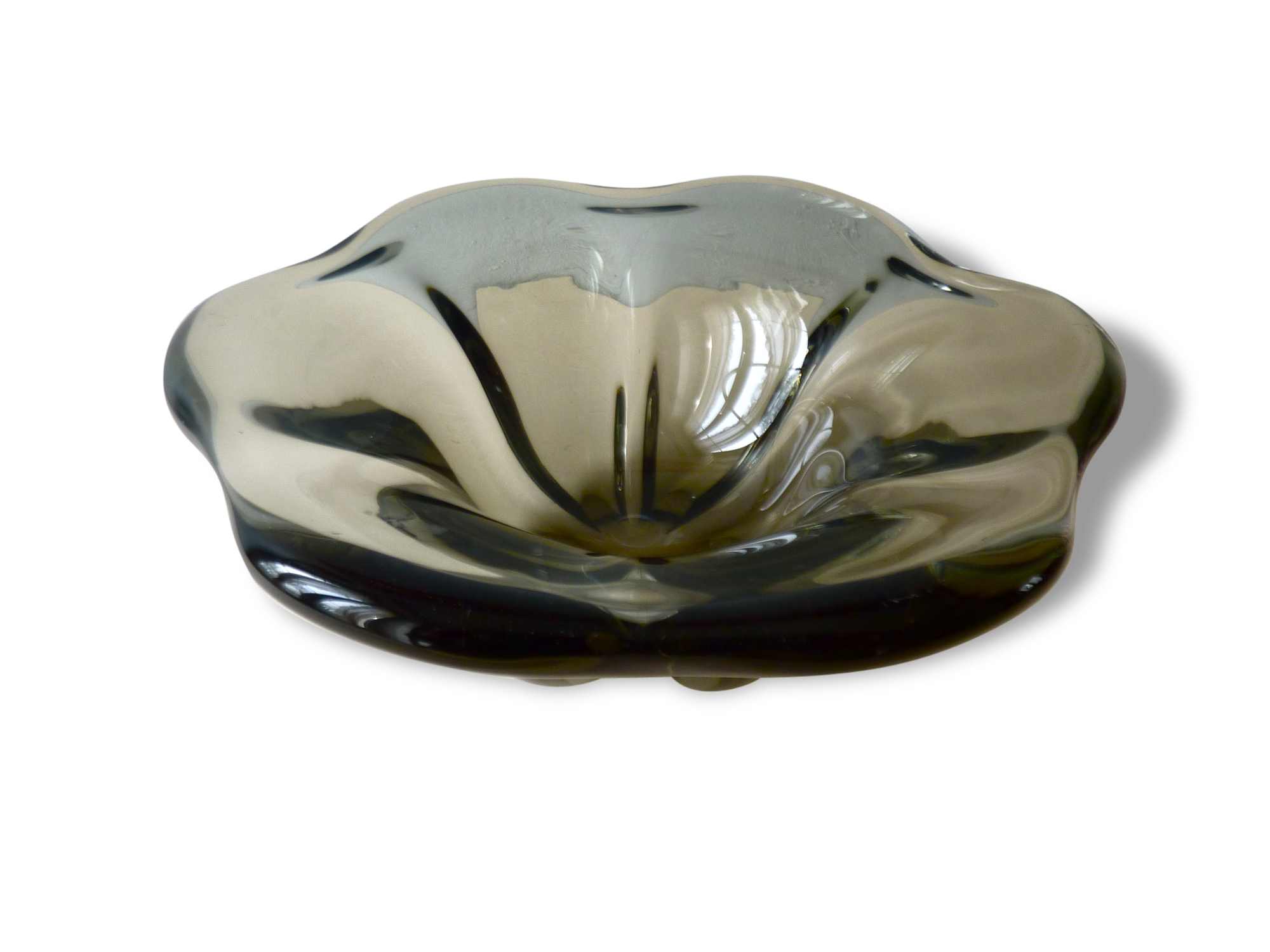Cut crystal of the 50s, flower shape