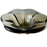 Coupe en cristal des années 50, forme fleur