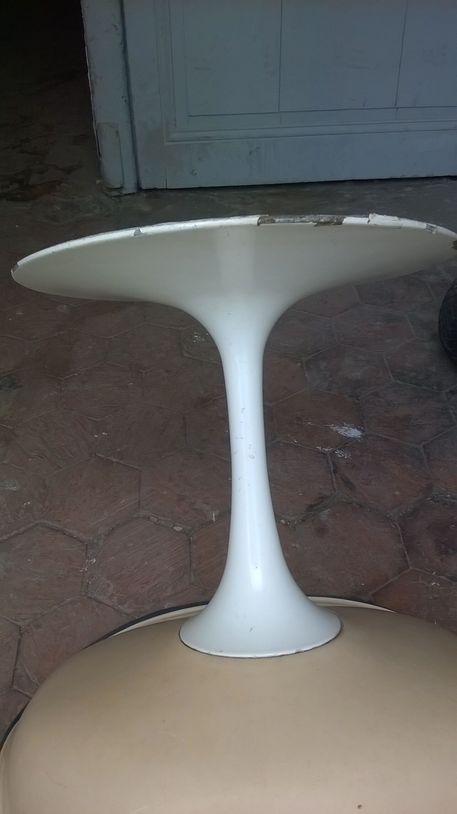 Chaise Knoll modèle tulipe Eero Saarinen vintage 70