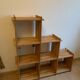 Vintage Mountain Pine Staircase Bookcase Circa 1980
