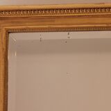 Large bevelled gold mirror