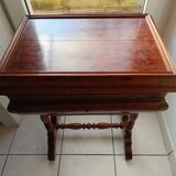 Worker from the beginning of the 20th century in burr walnut.
