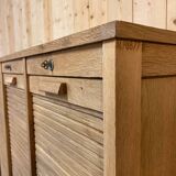 Sliding notary filing cabinet