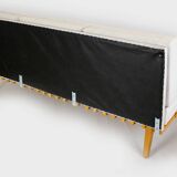 Restored Vintage Modular Corner Sofa Bed with Ottoman, 1960s