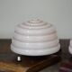 Lampes de table Art Déco en verre de Murano, lot de 2