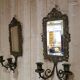 Paire d'appliques miroirs chandeliers XIX