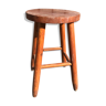 Rustic rustic natural wood stool