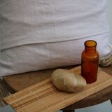 Linen and cotton cushion