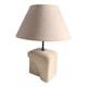 Albert Tormos style sculpture lamp in white stone / 60s / art / artisanal work / Mid-Century / France / 20th century