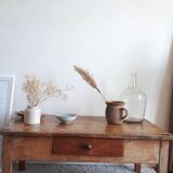 Old-spirited coffee table farm table