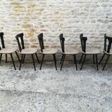 Lot of 12 bistro chairs