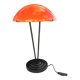 Vintage lamp in orange and white opaline