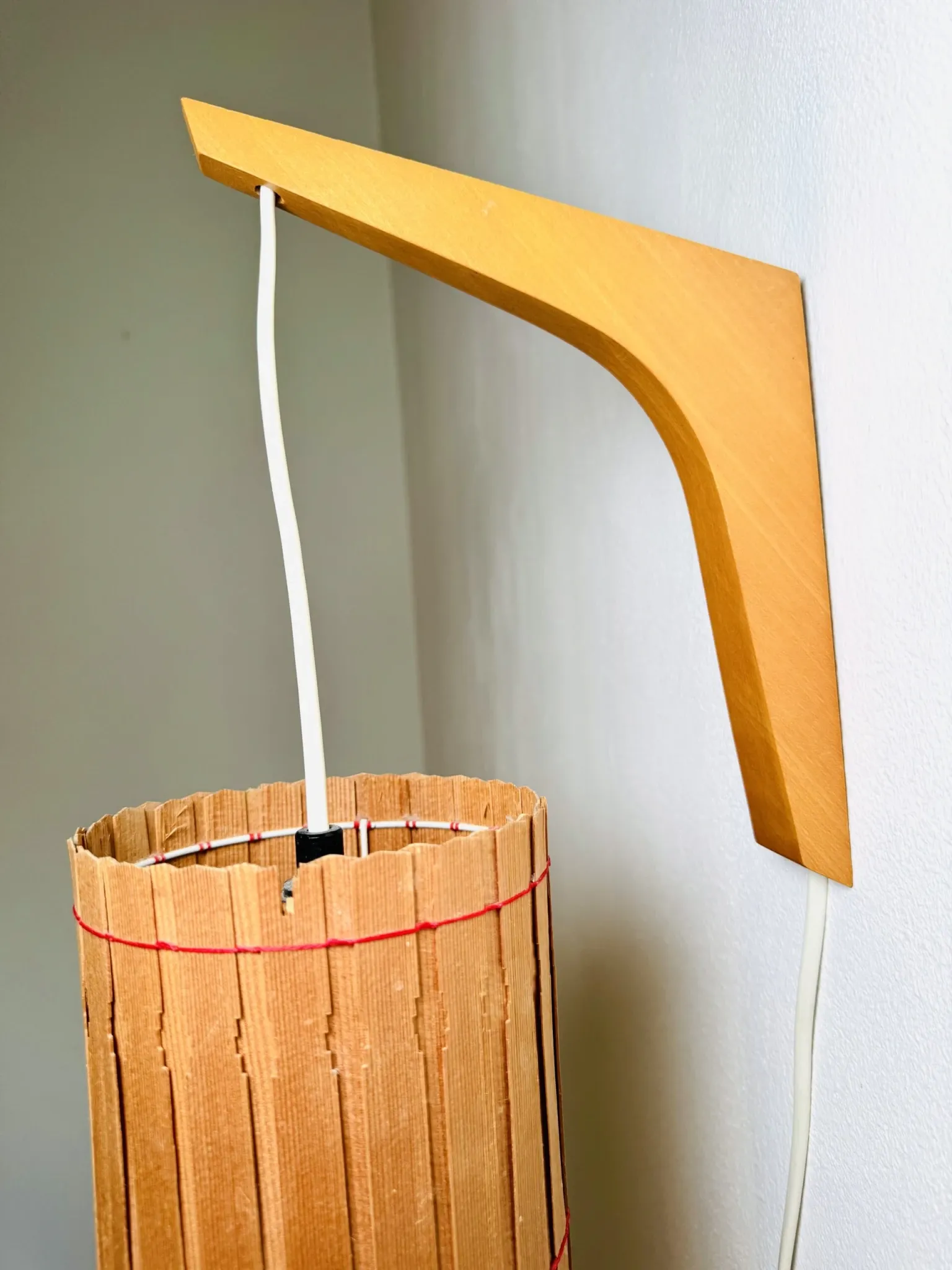 Pine Veneer Wall Lamp By Krásná Jibza For Uluv Bratislava, Former Czechoslovakia, 1950S