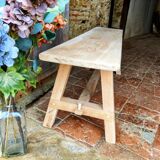 Banc en chêne massif, Rustique,Brut.