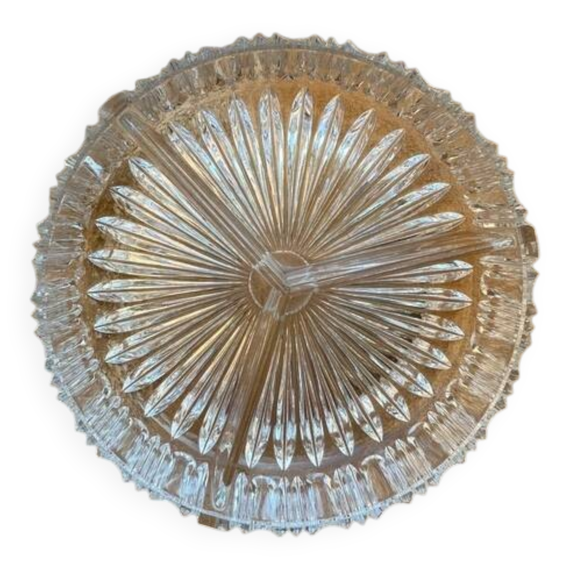 Vintage segmented aperitif plate