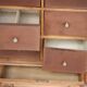Magnificent notary's cabinet in walnut (late 19th century).