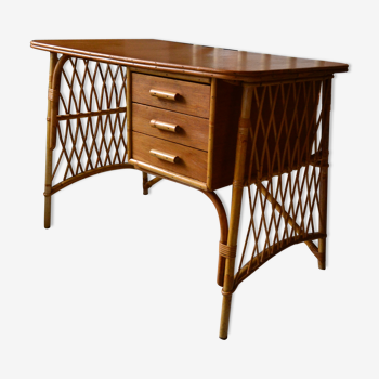 Desk rattan 60-70 years