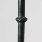 Cast Iron Black Floor Candle Holder