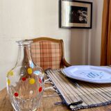 Vintage carafe/pitcher, polka dot