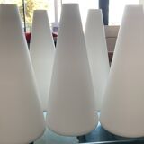 Set of 5 opaline tulips