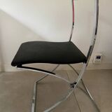 Pair of "Luisa" chairs by Marcello Cuneo for Mobel Italia 70's