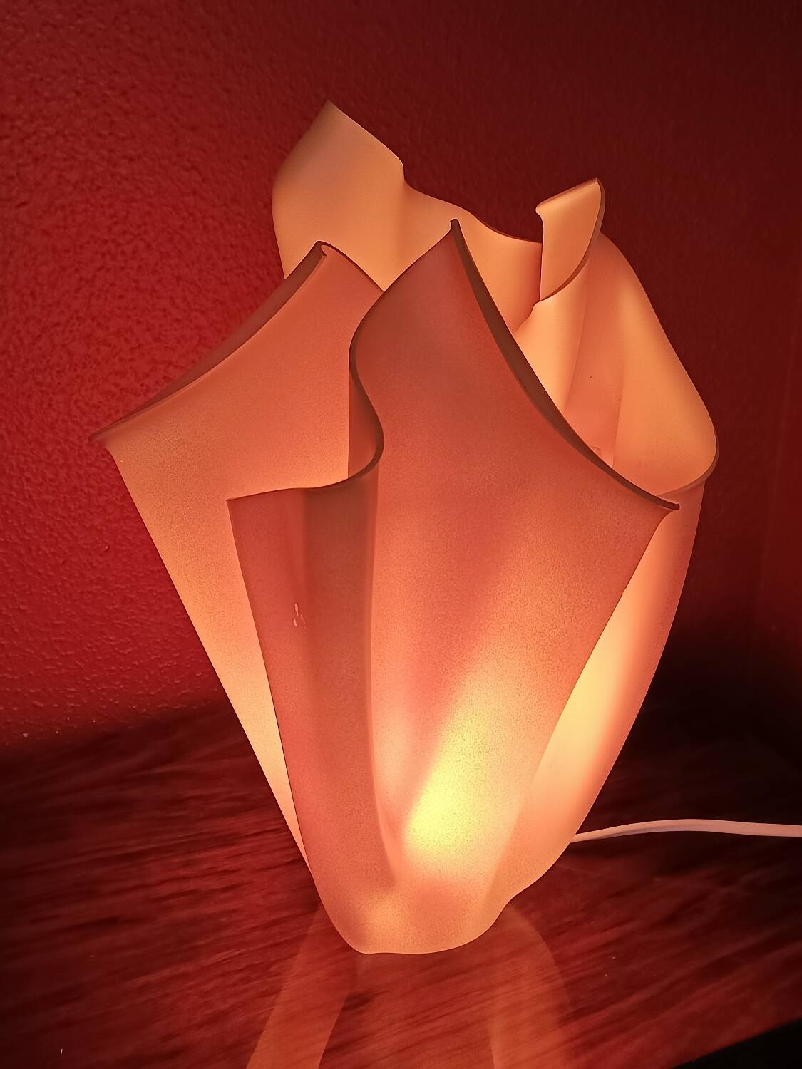 Vintage Exclarares draped lamp