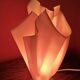 Vintage Exclarares draped lamp