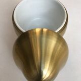 Golden pear-shaped ice bucket signs Novo industries Australiia 1970