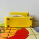 Stube - vintage yellow kitchen scale in enameled metal - force 10