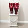 Clément Massier - Pair of large vases - Art Nouveau - Red