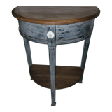 Half-moon console